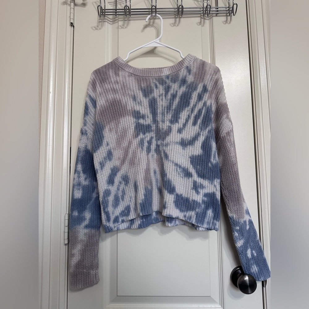 Tie-Dye Crew Neck Sweater